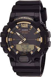 Casio, Men’s Watch Analog-Digital, Black Dial Black Resin Band, HDC-700-9AVDF